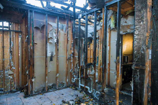 Professional Fire Damage Repair technician working in Schwenksville, PA